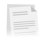 Two papers fading away into white.